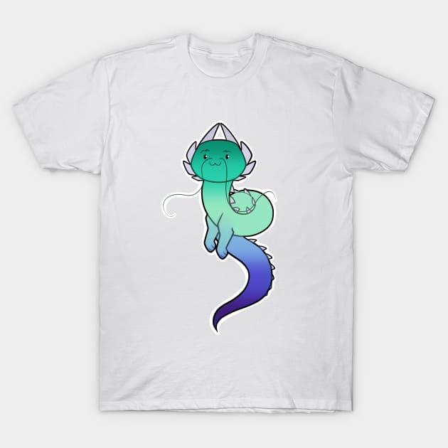 Cute gay male lindworm T-Shirt by dragonlord19